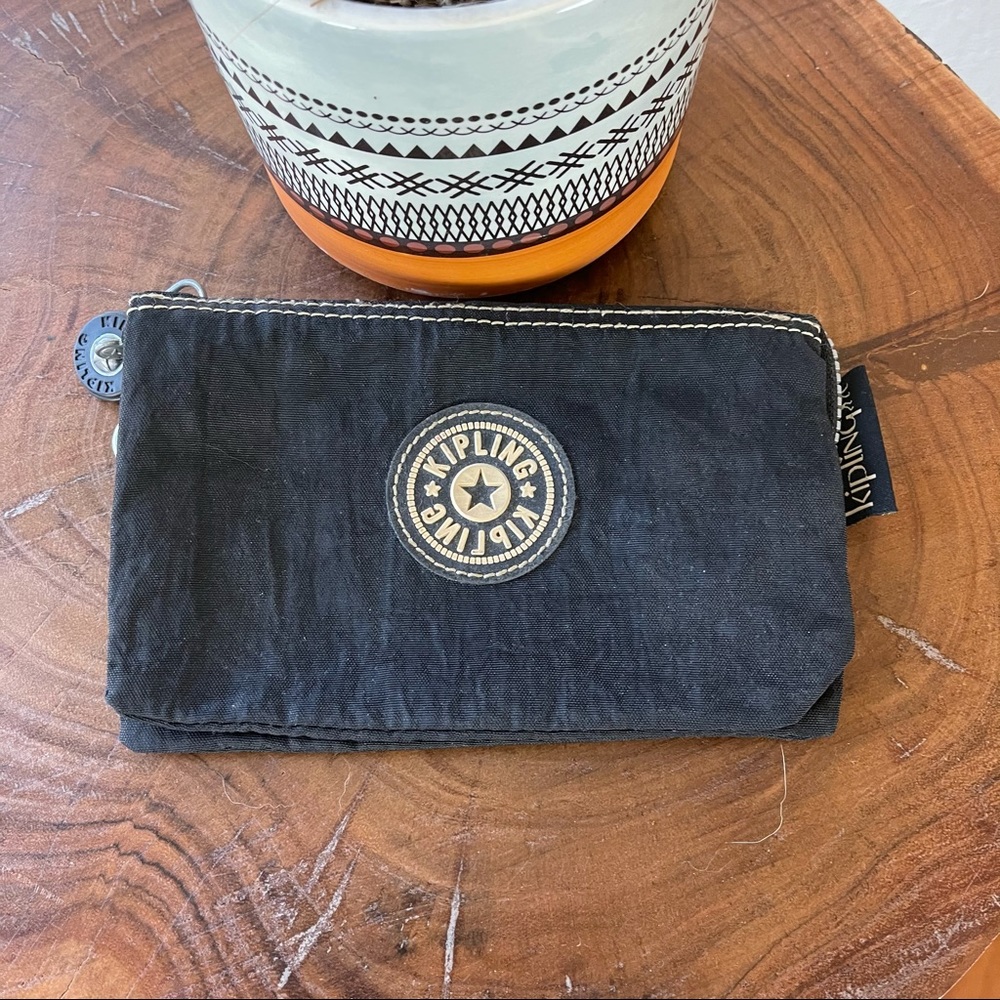 Kipling triple zipper pouch